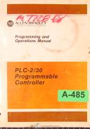 Allen-Bradley-Allen Bradley Series B 8400 MP/Bandit IV, PAL Flags Variables Programming Manual-B 8400-MP/Bandit IV-01